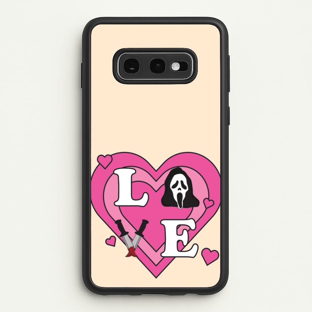 Love Ghost  - Scream Phone Case for Galaxy S10e
