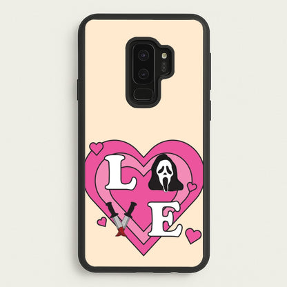 Love Ghost  - Scream Phone Case for Galaxy S9 Plus