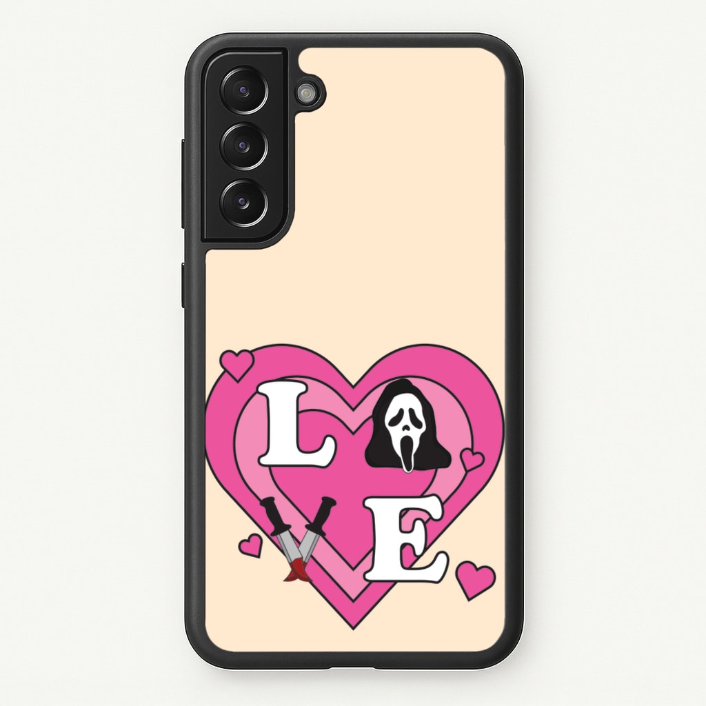 Love Ghost  - Scream Phone Case for Galaxy S21FE