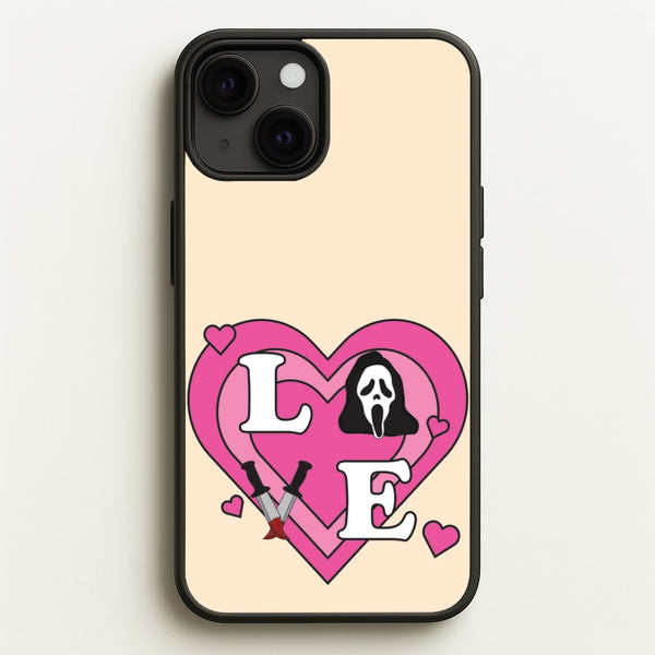Love Ghost  - Scream Phone Case for iPhone 13