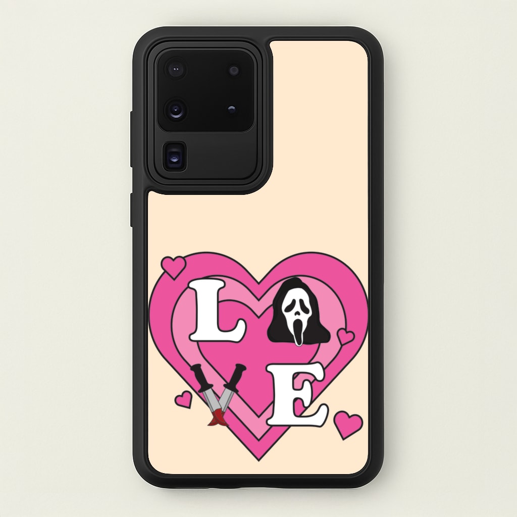 Love Ghost  - Scream Phone Case for Galaxy S20 Ultra