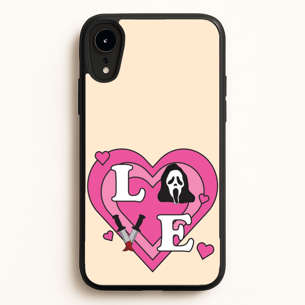 Love Ghost  - Scream Phone Case for iPhone XR