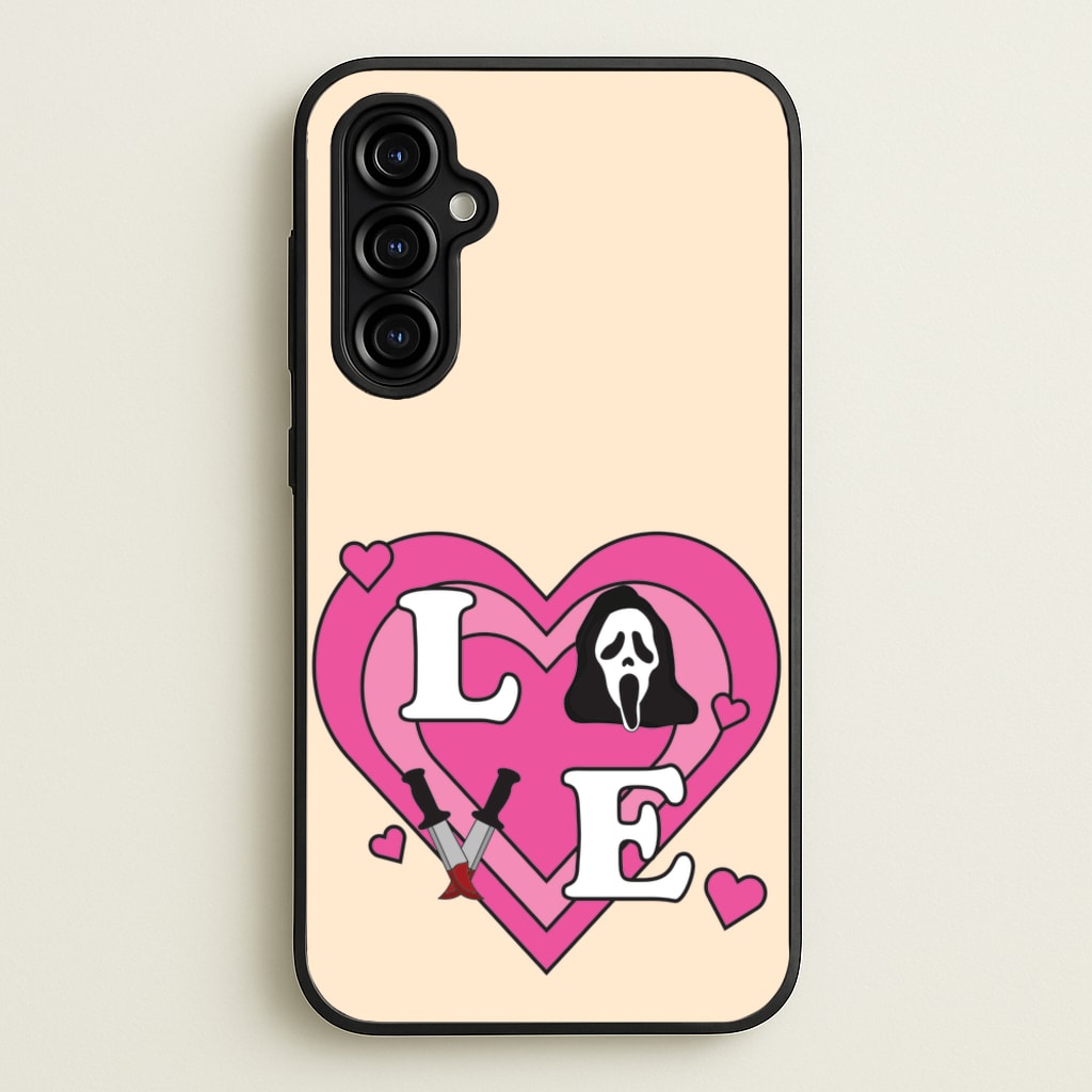 Love Ghost  - Scream Phone Case for Galaxy A54