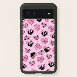 No You Hang Up Love Hearts  - Scream Phone Case for Google Pixel 6