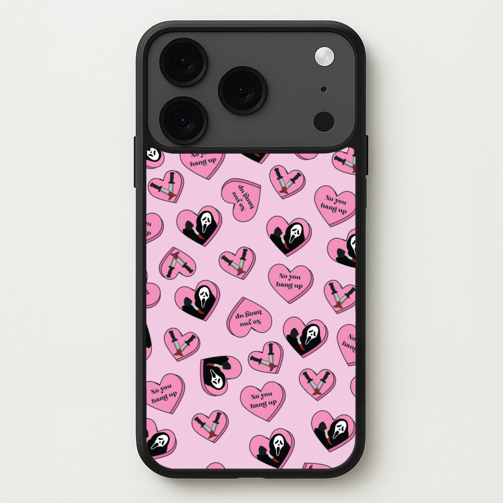 No You Hang Up Love Hearts Phone Case for iPhone 17 Pro Max