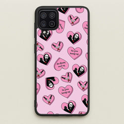 No You Hang Up Love Hearts  - Scream Phone Case for Galaxy A12