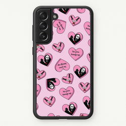 No You Hang Up Love Hearts  - Scream Phone Case for Galaxy S21