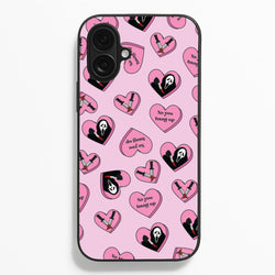 No You Hang Up Love Hearts Phone Case