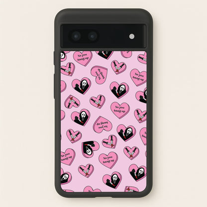 No You Hang Up Love Hearts  - Scream Phone Case for Google Pixel 7a