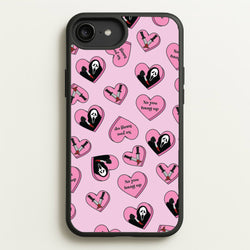 No You Hang Up Love Hearts  - Scream Phone Case for iPhone 6 Plus / 7 Plus / 8 Plus