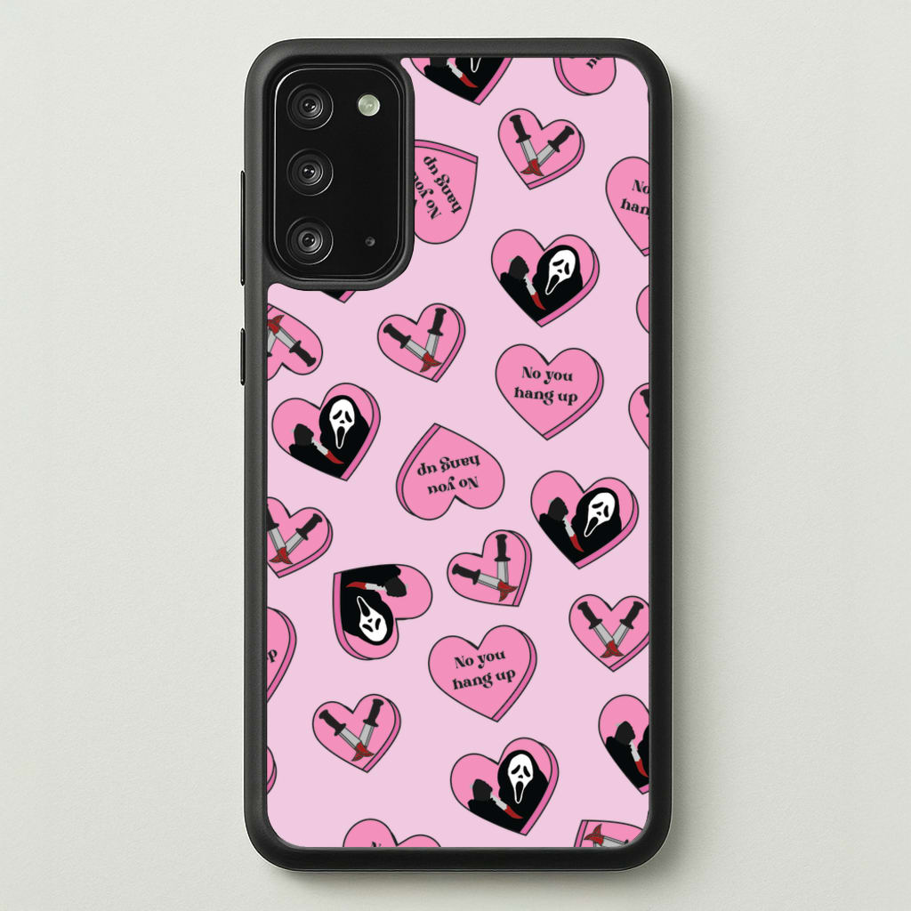No You Hang Up Love Hearts  - Scream Phone Case for Galaxy Note 20