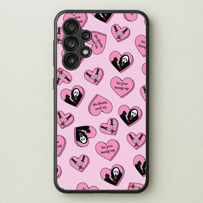 No You Hang Up Love Hearts  - Scream Phone Case for Galaxy A13