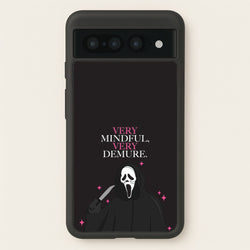 Very Mindful, Very Demure  - Scream Phone Case for Google Pixel 7 Pro
