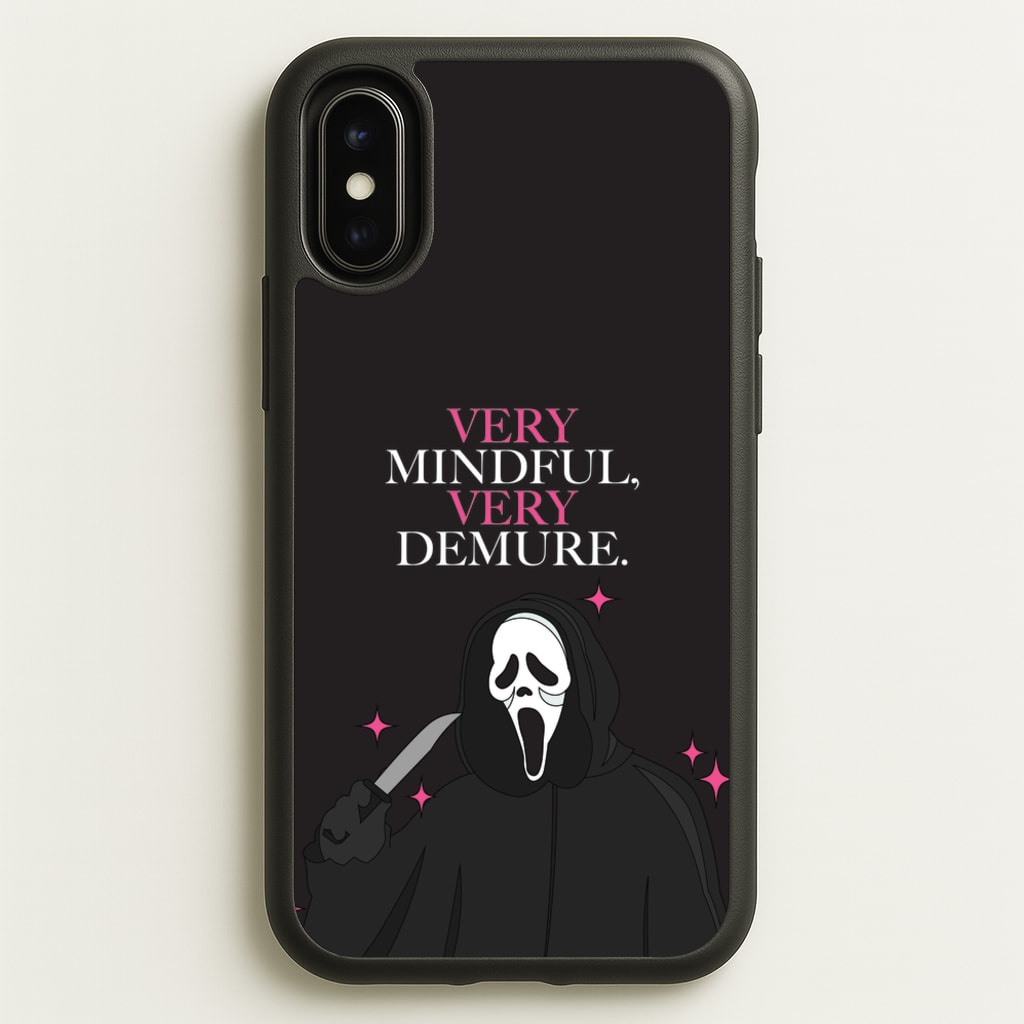 Very Mindful, Very Demure  - Scream Phone Case for iPhone X / XS