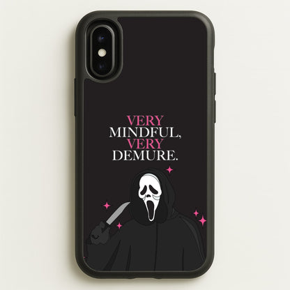 Very Mindful, Very Demure  - Scream Phone Case for iPhone X / XS