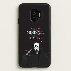 Very Mindful, Very Demure  - Scream Phone Case for Galaxy S9