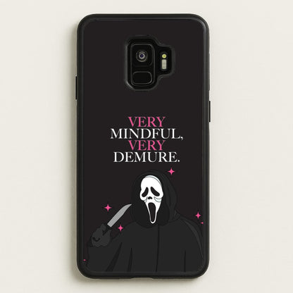 Very Mindful, Very Demure  - Scream Phone Case for Galaxy S9