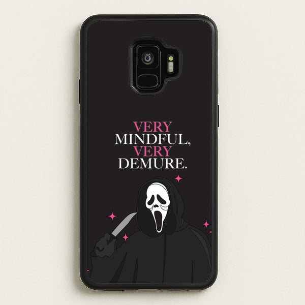 Very Mindful, Very Demure  - Scream Phone Case for Galaxy S9