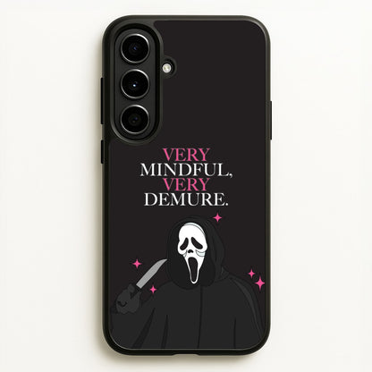 Very Mindful, Very Demure  - Scream Phone Case for Galaxy A56