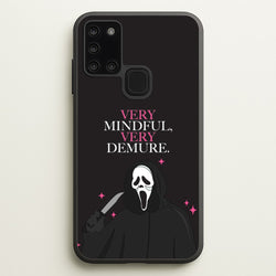 Very Mindful, Very Demure  - Scream Phone Case for Galaxy A21s