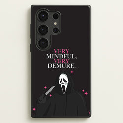 Very Mindful, Very Demure  - Scream Phone Case for Galaxy S25 Ultra