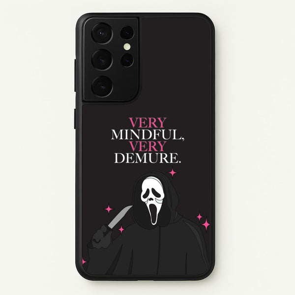 Very Mindful, Very Demure  - Scream Phone Case for Galaxy S21 Ultra