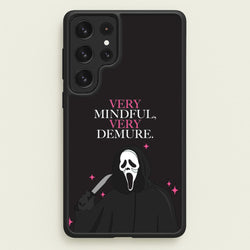 Very Mindful, Very Demure  - Scream Phone Case for Galaxy S22 Ultra