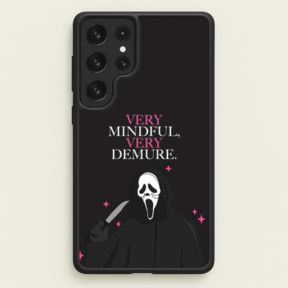 Very Mindful, Very Demure  - Scream Phone Case for Galaxy S22 Ultra