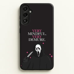 Very Mindful, Very Demure  - Scream Phone Case for Galaxy A34