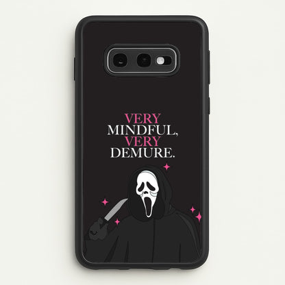 Very Mindful, Very Demure  - Scream Phone Case for Galaxy S10e