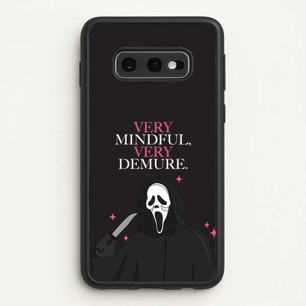 Very Mindful, Very Demure  - Scream Phone Case for Galaxy S10e