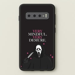 Very Mindful, Very Demure  - Scream Phone Case for Galaxy S10