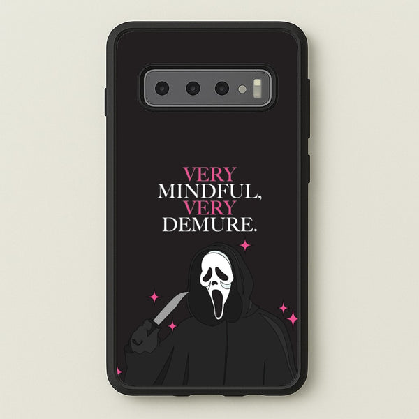 Very Mindful, Very Demure  - Scream Phone Case for Galaxy S10