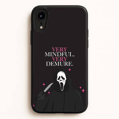 Very Mindful, Very Demure  - Scream Phone Case for iPhone XR