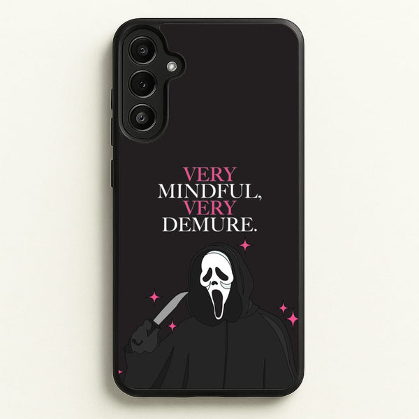 Very Mindful, Very Demure  - Scream Phone Case for Galaxy A36