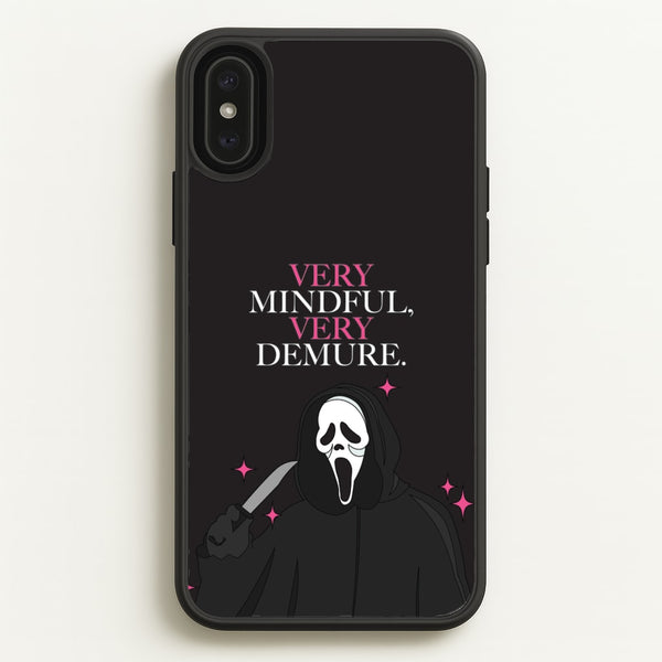 Very Mindful, Very Demure  - Scream Phone Case for iPhone XS Max