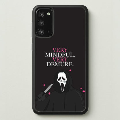 Very Mindful, Very Demure  - Scream Phone Case for Galaxy Note 20