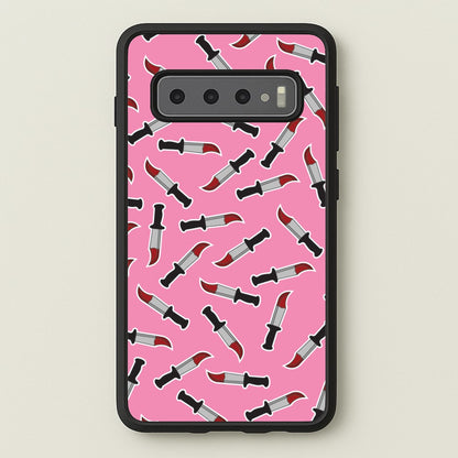 Bloody Knife Pattern  - Scream Phone Case for Galaxy S10