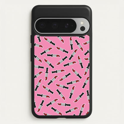 Bloody Knife Pattern  - Scream Phone Case for Google Pixel 9 Pro XL