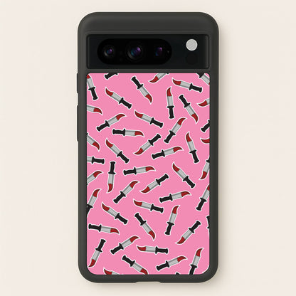 Bloody Knife Pattern  - Scream Phone Case for Google Pixel 8 Pro