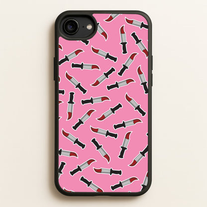 Bloody Knife Pattern  - Scream Phone Case for iPhone 6 / 7 / 8 / SE