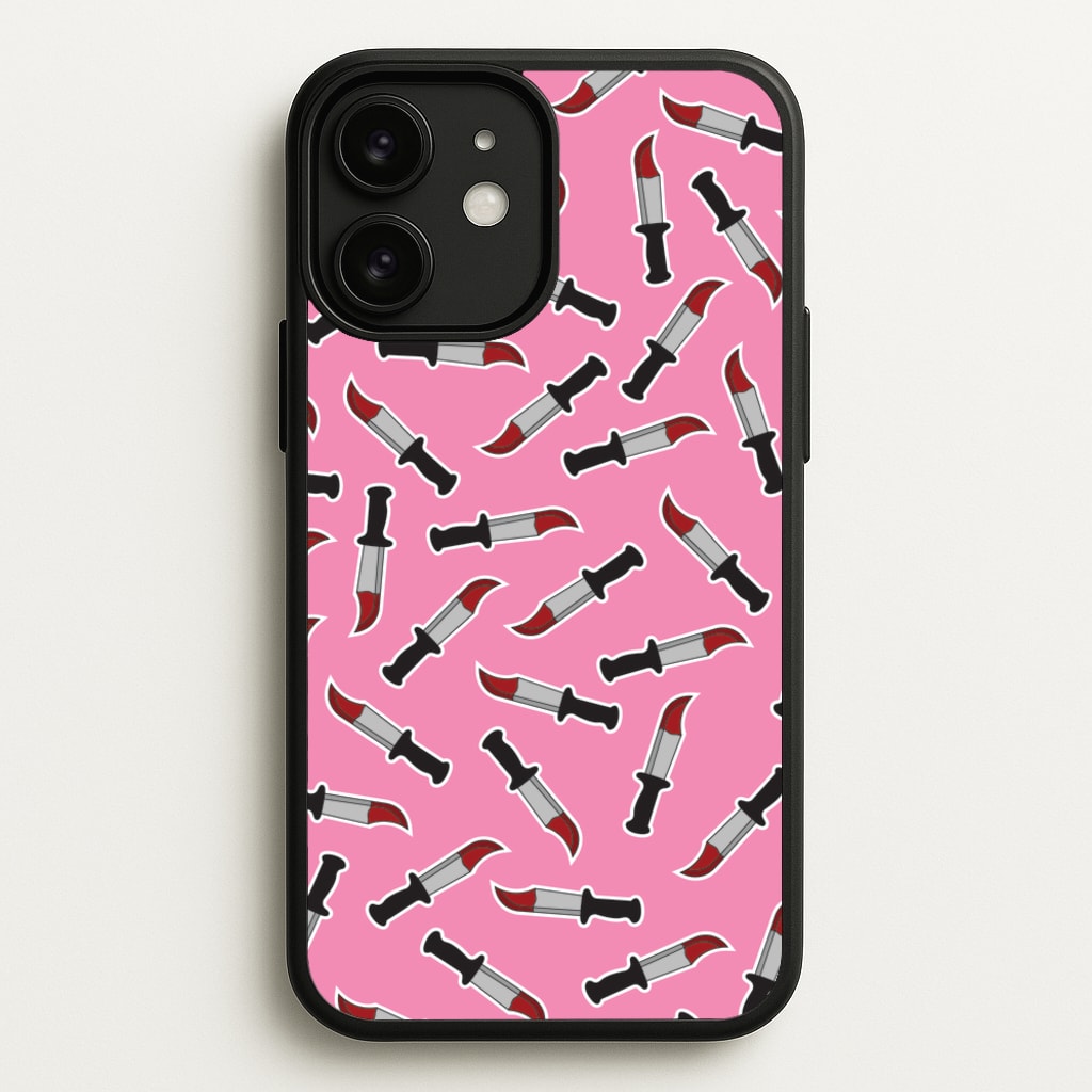 Bloody Knife Pattern  - Scream Phone Case for iPhone 11