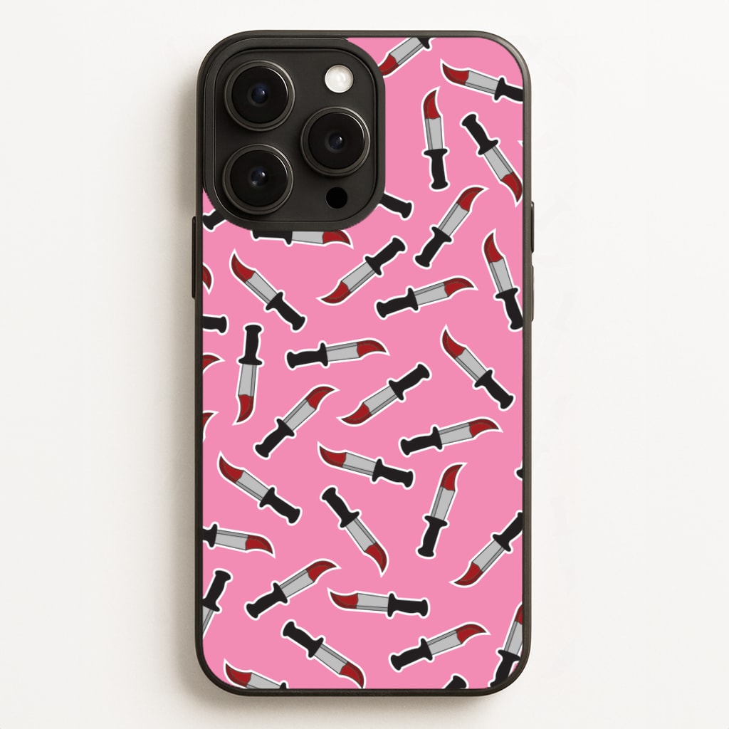 Bloody Knife Pattern  - Scream Phone Case for iPhone 12 Pro Max
