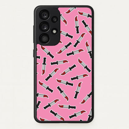 Bloody Knife Pattern  - Scream Phone Case for Galaxy A53