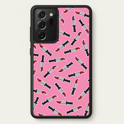Bloody Knife Pattern  - Scream Phone Case for Galaxy Note 20 Ultra