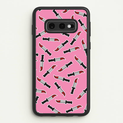 Bloody Knife Pattern  - Scream Phone Case for Galaxy S10e
