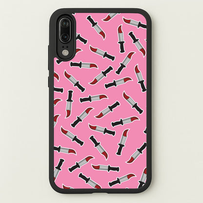 Bloody Knife Pattern  - Scream Phone Case for Huawei P20