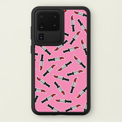 Bloody Knife Pattern  - Scream Phone Case for Galaxy S20 Ultra