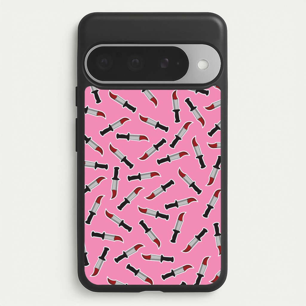 Bloody Knife Pattern Phone Case for Google Pixel 10 Pro XL