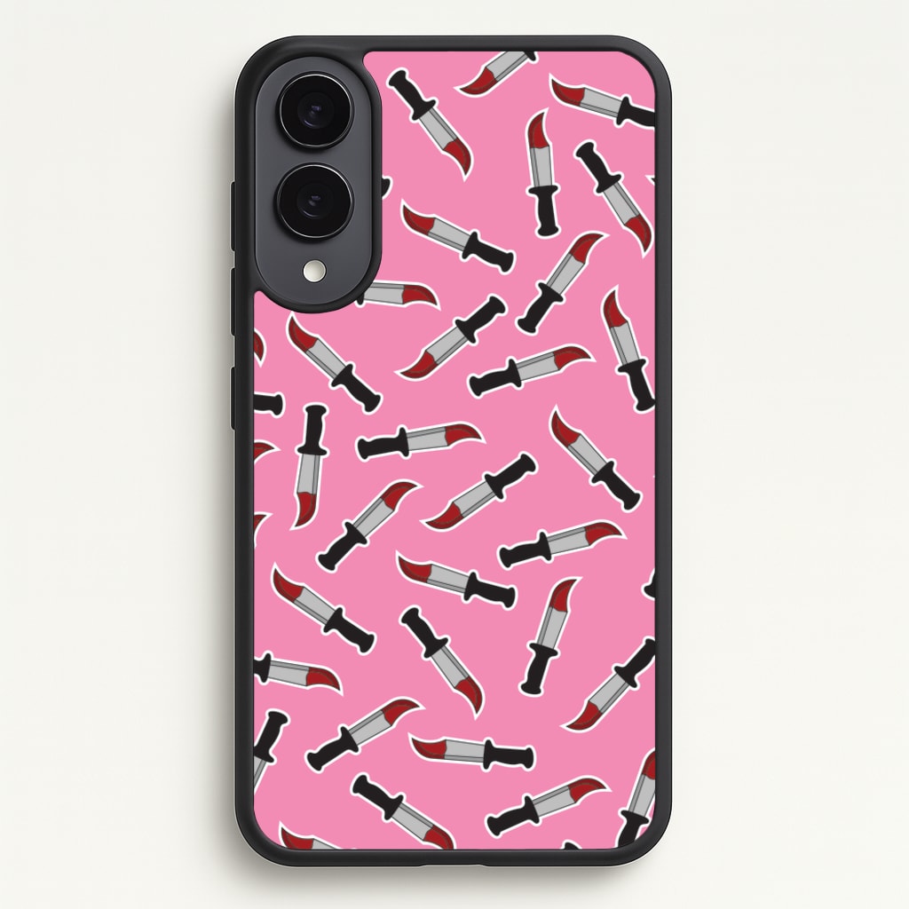 Bloody Knife Pattern  - Scream Phone Case for Galaxy S25 Edge